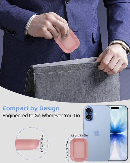 Qi Charger for Airpods 3, Wireless Charger for Apple Airpod 3/Airpods 2/Airpods, Wireless Charging Station for Airpods 3/Airpods Pro Wireless Charging, Wireless Charging Pad for Airpods Pro-Pink